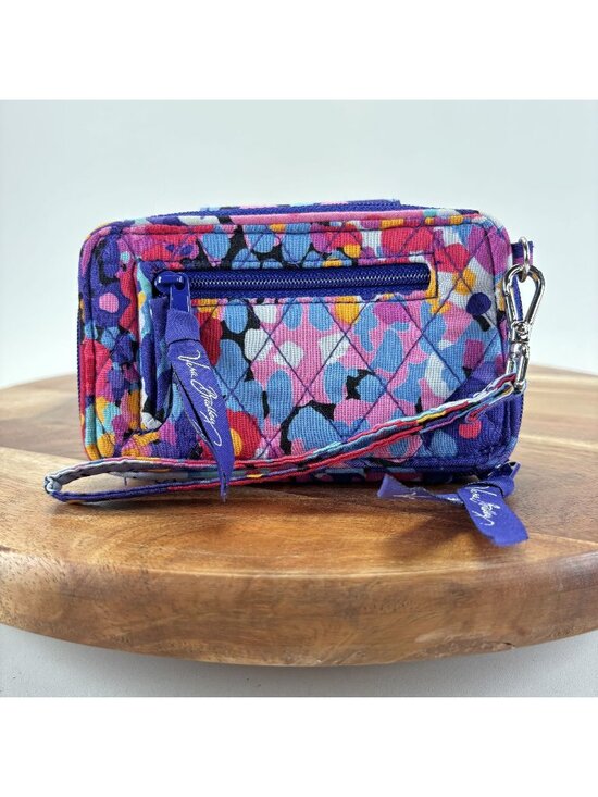 Vera Bradley Handbags - Vera Bradley IMPRESSIONISTA Your Turn Smartphone Wristlet Floral Wallet Retired